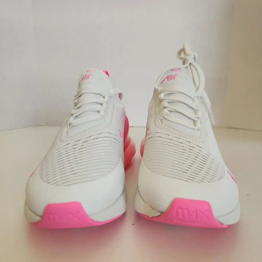 Nike Air Max 270 - Women's (Summit White/Pink Spell/Summit White) Size 6.5